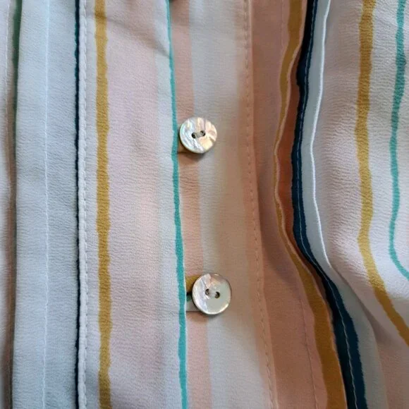 Lauren Conrad Striped Mid Dress Women's Size 12 - Picture 5 of 10